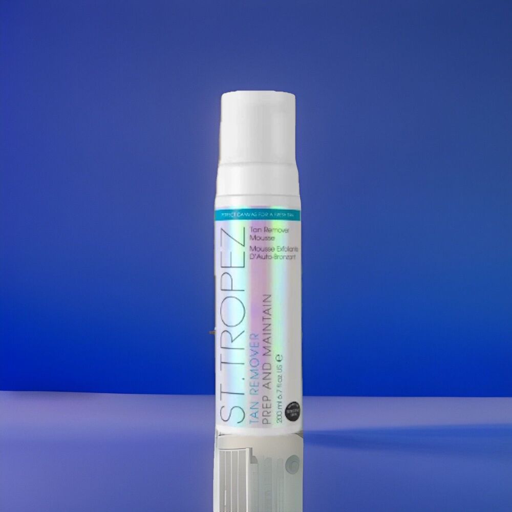 St.Tropez Tan Remover 2-in-1 Prep and Maintain Mousse & Primer, Detox 6.7 oz